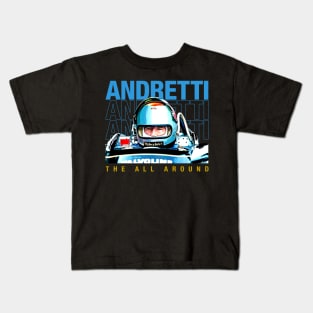 Mario Andretti 1978 Champion Retro Kids T-Shirt